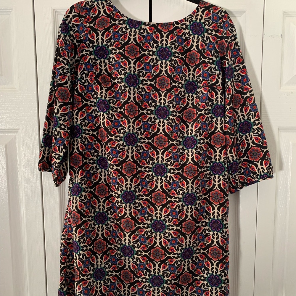 Bohemian Print Shift Dress